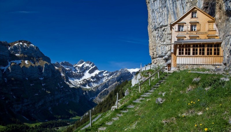 Albergue de montaña en Weissbad Suiza