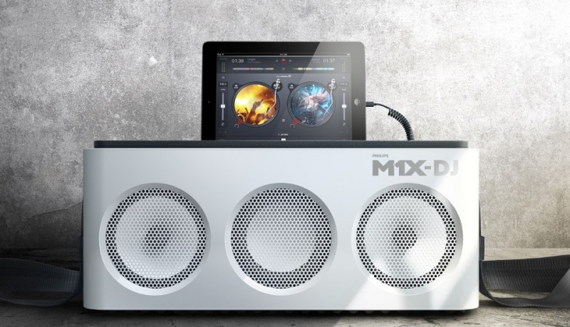 Philips M1X-DJ dock portatil de DJ para iPad o iPhone