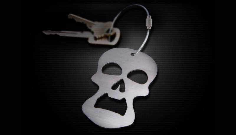 Abridor de botellas calavera