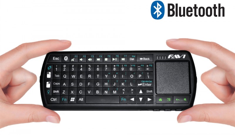 Favi Mini teclado con touchpad universal