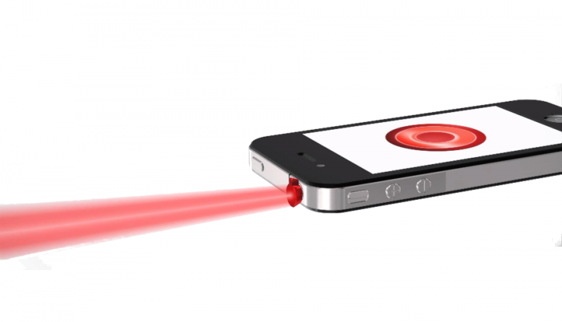 iPin laser para iPhone
