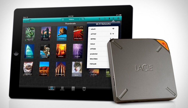 LaCie Fuel disco duro Wi-Fi con batería