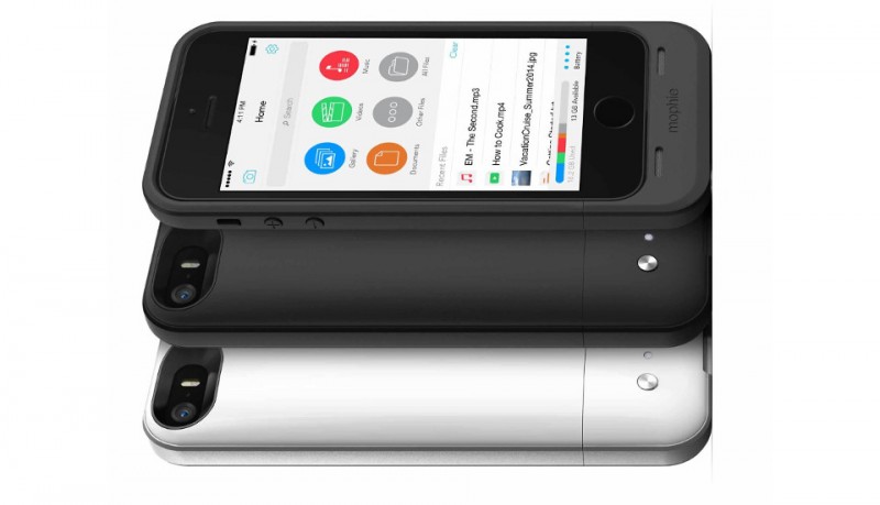 Funda con batería y memoria para iPhone 5/5s Mophie Space Pack