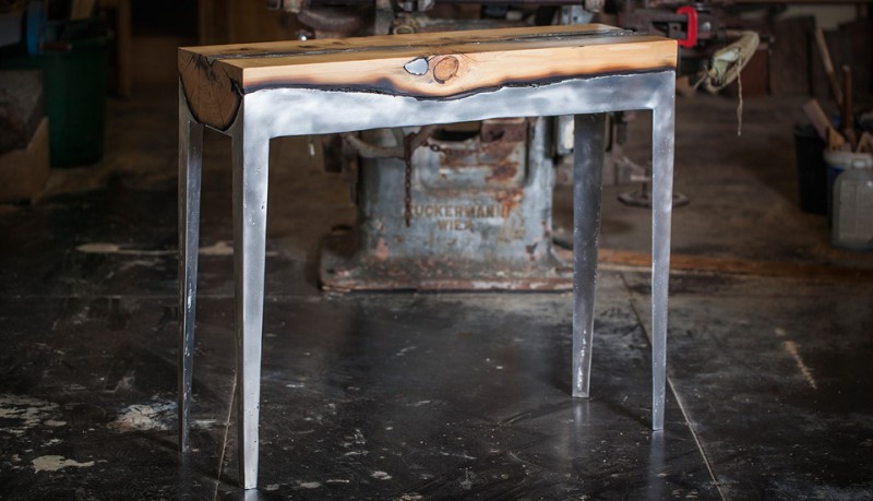 Muebles de madera y aluminio de Hilla Shamia