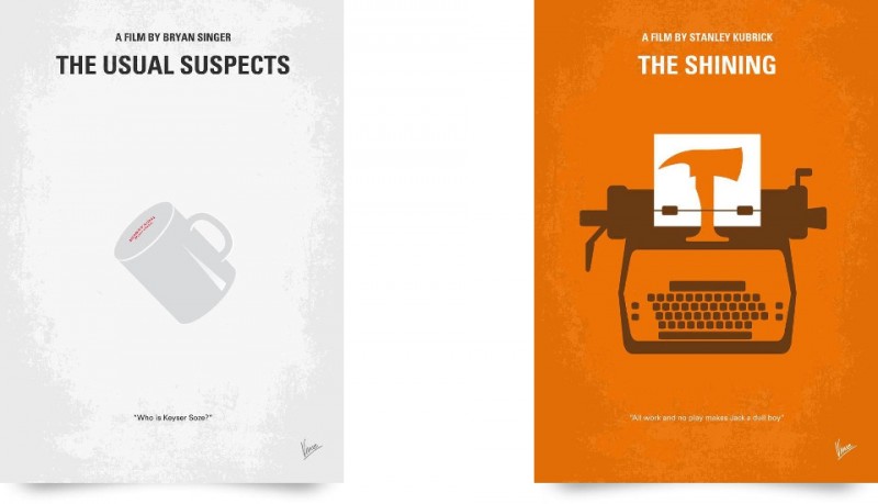 Posters de películas minimalistas de Chungkong