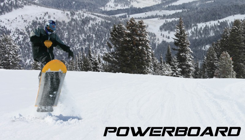 Powerboard snowboard motorizado