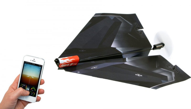 Avion de papel teledirigido para iPhone PowerUp 3.0