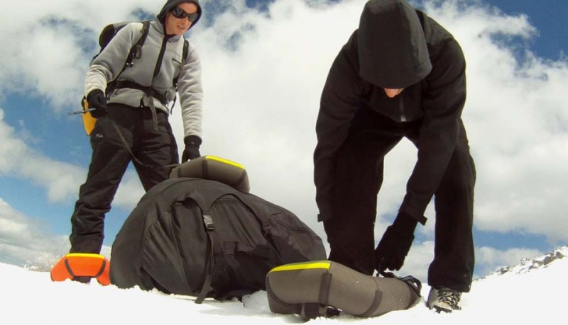 Small Foot hinchables para andar sobre la nieve