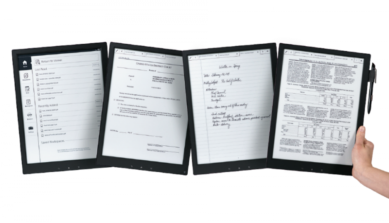 Papel digital de Sony