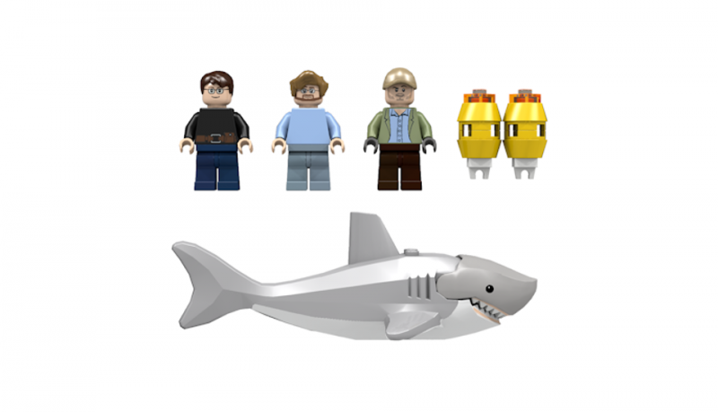 tiburones de lego