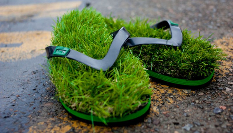 Chancletas Kusa de hierba