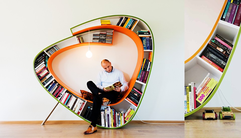 BookWorm estantería curva | buenespacio
